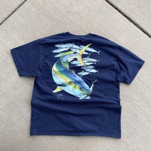 2005 Guy Harvey Graphic Fish Tee